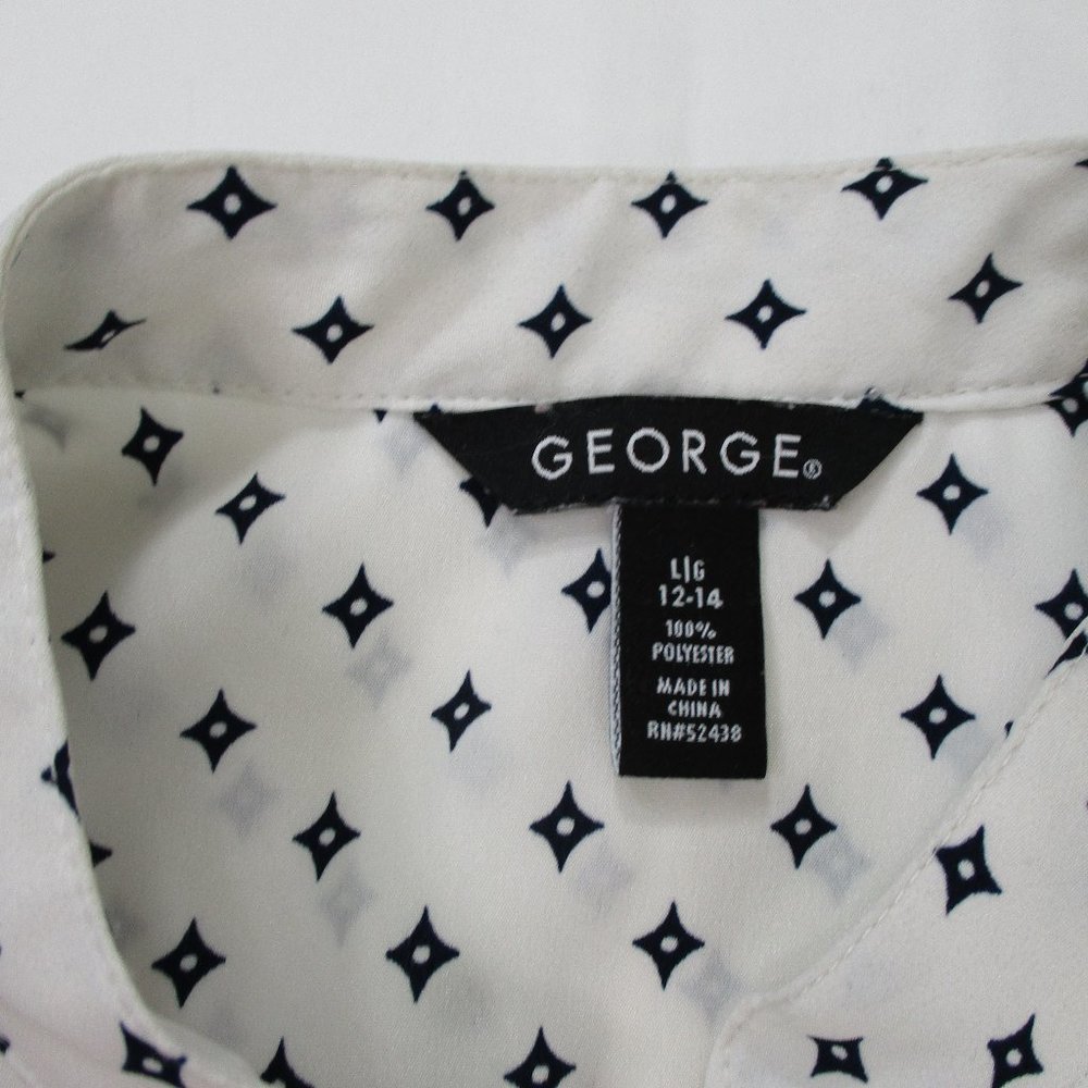 GEORGE RUFFLE TOP SIZE LARGE - Picture 5 of 6